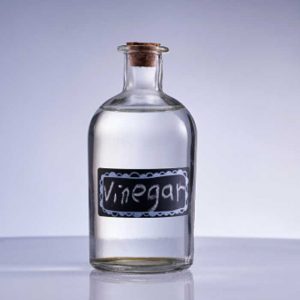 Use Vinegar to soften koi pond water