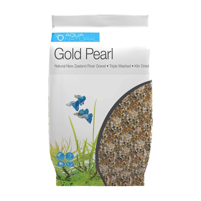 Gold Pearl Gravel Substrate for Aquariums